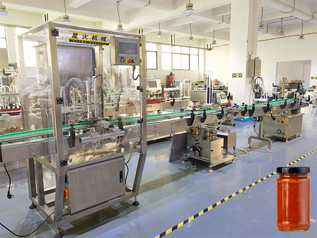 >辣椒酱自动灌装机设备