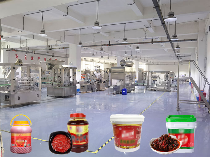 1L塑料桶辣椒酱自动灌装机