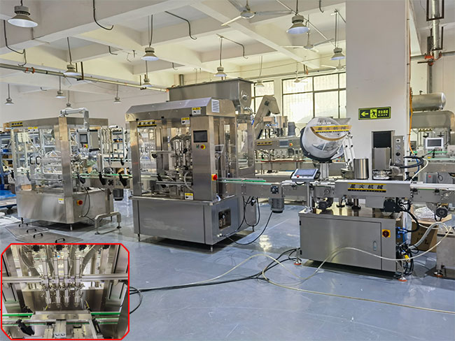 整套辣椒酱自动灌装机